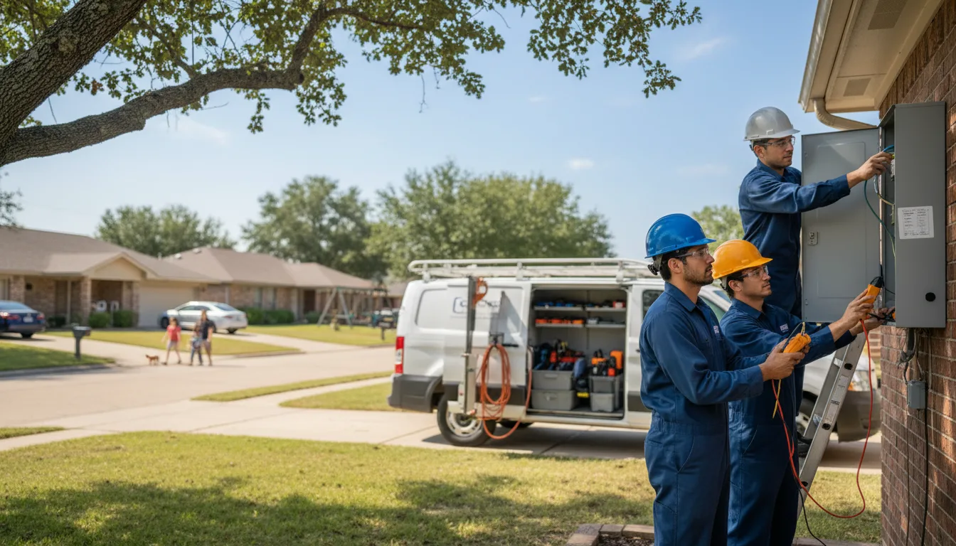 Certified electrician providing emergency electrical services in Lisbon Falls, ME